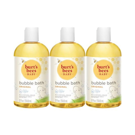 Burt's Bees Baby Bubble Bath, Tear Free Baby Wash - 12 Oz Pack of 3