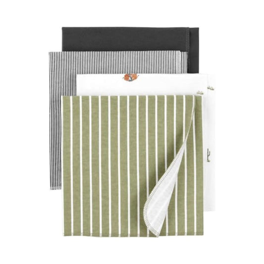 Carter's Baby 4-Pack Receiving Blankets (Green)