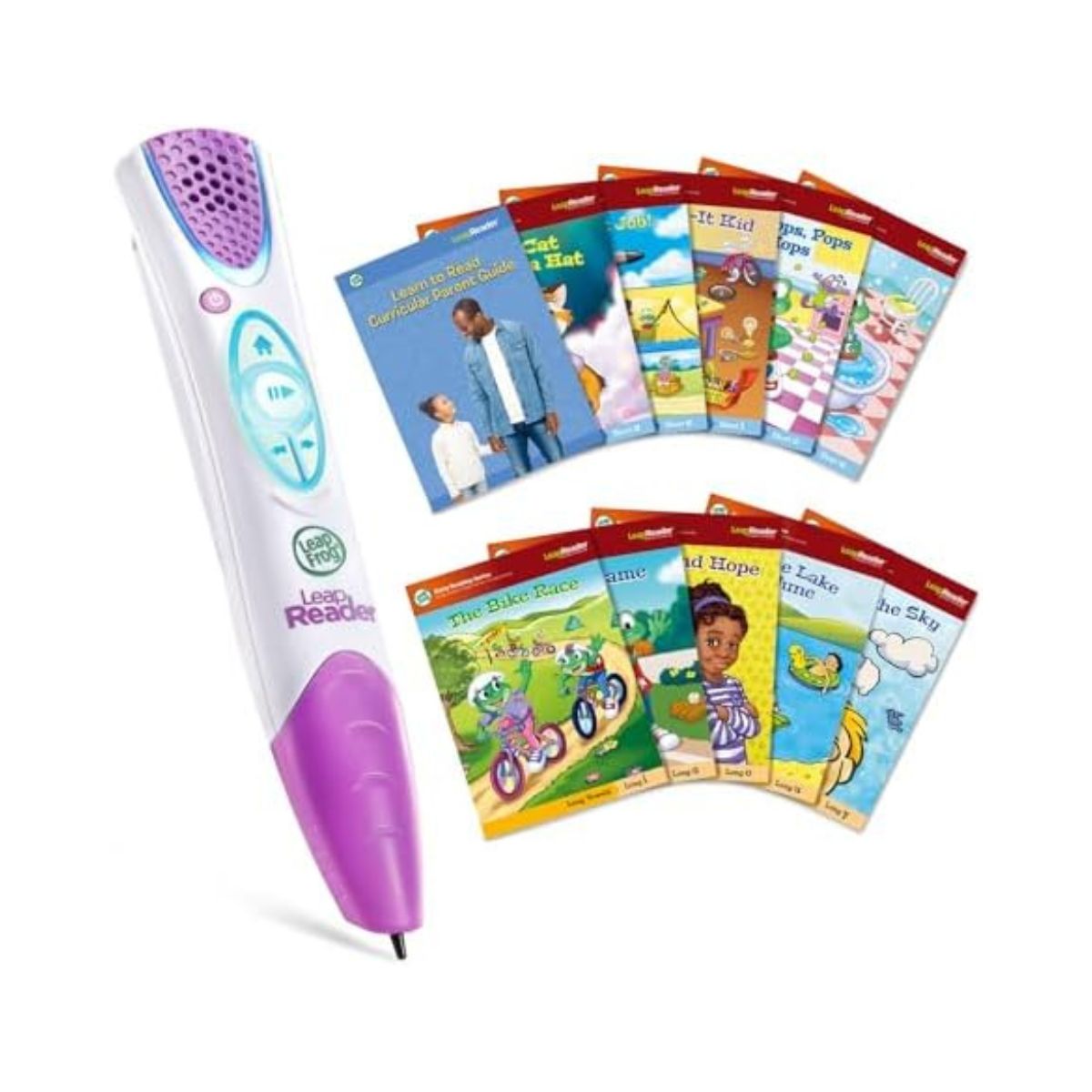 LeapFrog LeapReader System Learn-to-Read 10 Book Mega Pack, Pink