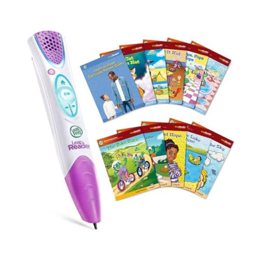 LeapFrog LeapReader System Learn-to-Read 10 Book Mega Pack, Pink