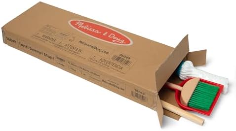 Melissa & Doug Let's Play House Dust! Sweep! Mop! 6 Piece Pretend Play Set