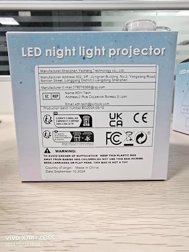 YACHANCE Night Light for Kids Room with Sound Machine Baby Night Light Star Projector White Noise Machine for Sleeping Soother Nursery Lamp 9 Natural Sounds 20 Lullabies with Remote Timer