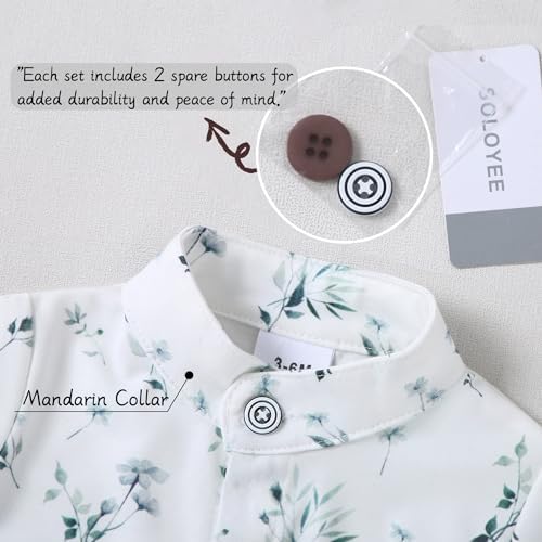 Baby Boy Clothes Suits 3-24M Infant Gentleman Outfits, Short Sleeve Shirt+Bowtie+Beret+Suspender Pants Clothing Set